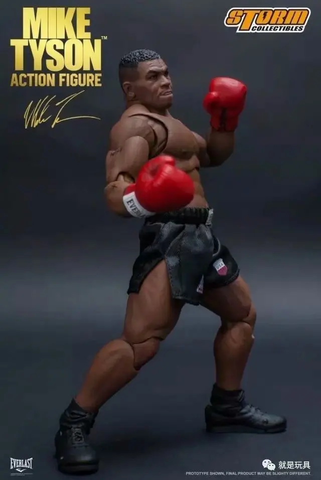 MIKE TYSON PUGILE Figura da Collezione Giocattolo Modello con 3 TESTA SCOLPIRE Action Figure