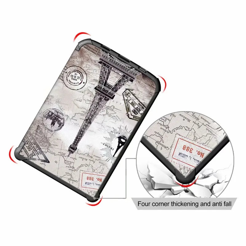 Окрашенный Тонкий Магнитный чехол для Pocketbook 627/616/632 PocketBook Touch Lux 4 Basic 2 HD 3