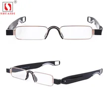 Портативные складные очки для чтения с вращением на 360 градусов для мужчин и женщин, прозрачные линзы с защитой от усталости, складные очки+ 1,0 до+ 4,0