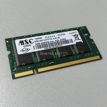 

D6E16C123TY1X-3JK 128MB PC2700 DDR SDRAM SOL-DIMM RAM memory card used in good condition