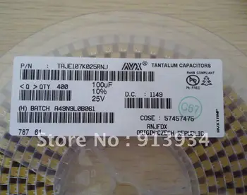 

TAJE107K025RNJ TAJE107K025 Surface Mount Tantalum Capacitors AVX