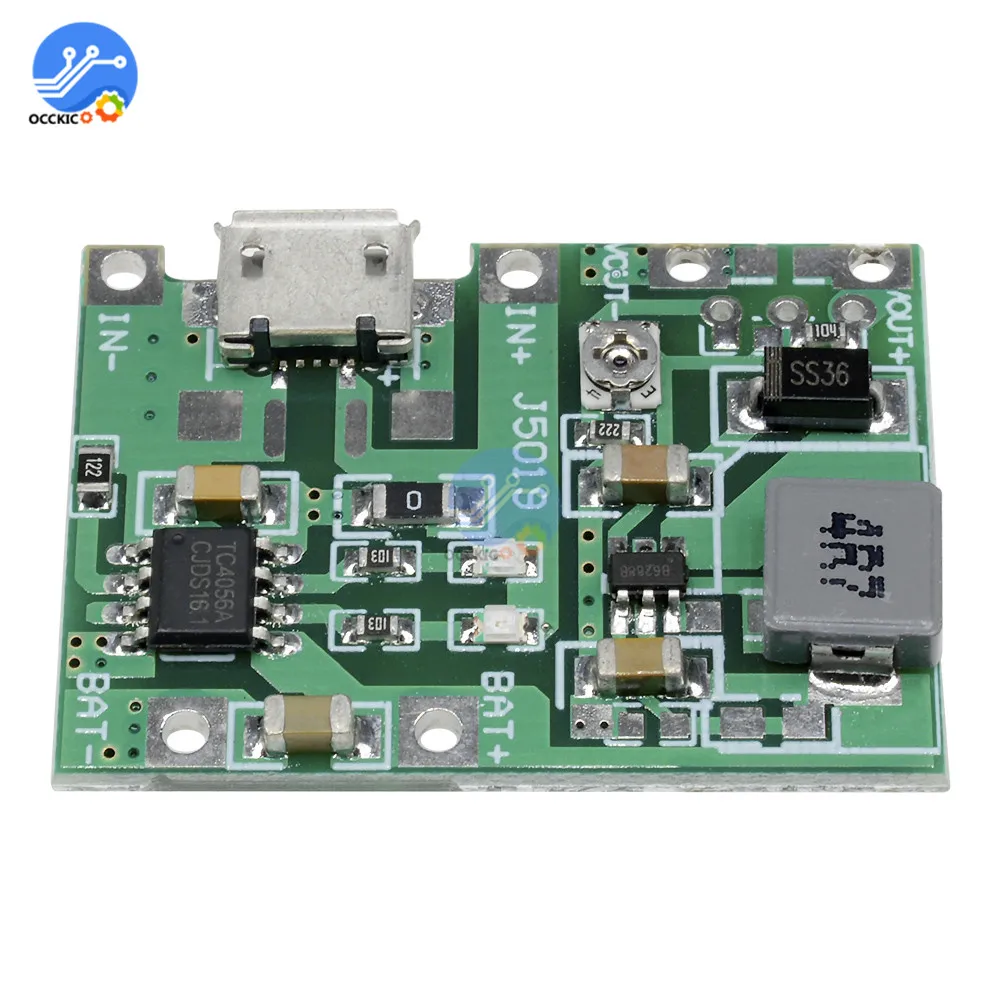 Плата разряда зарядного устройства литиевого аккумулятора Micro USB 18650 3 7 в|Зарядные