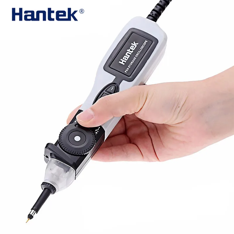 Kaufen Hantek PSO2020 Tragbare Stift USB Digitale Oszilloskop 1 Kanal Lagerung 96MSa s 20 mhz Bandbreite DVM Voltmeter Fit Computer