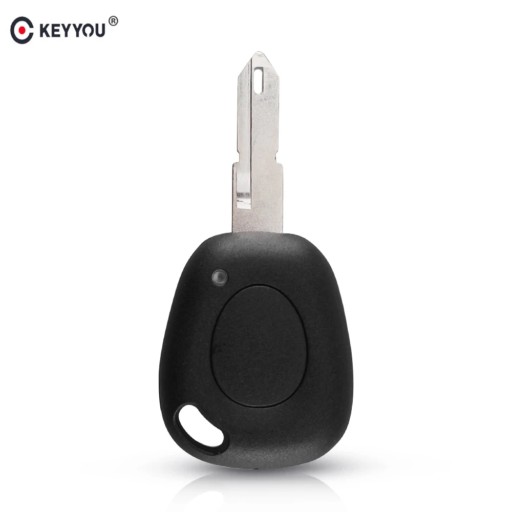 KEYYOU 1 Кнопка чехол для ключа дистанционного управления оболочка для Renault Megane Twingo Scenic Лагуна Espace Clio NE73 лезвие ключа автомобиля крышка