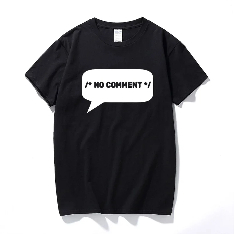 

Summer Men Coding HTML Developer No Comment T-shirt New Printed Cotton Short Sleeve T Shirts Computer Science Men T Shirt