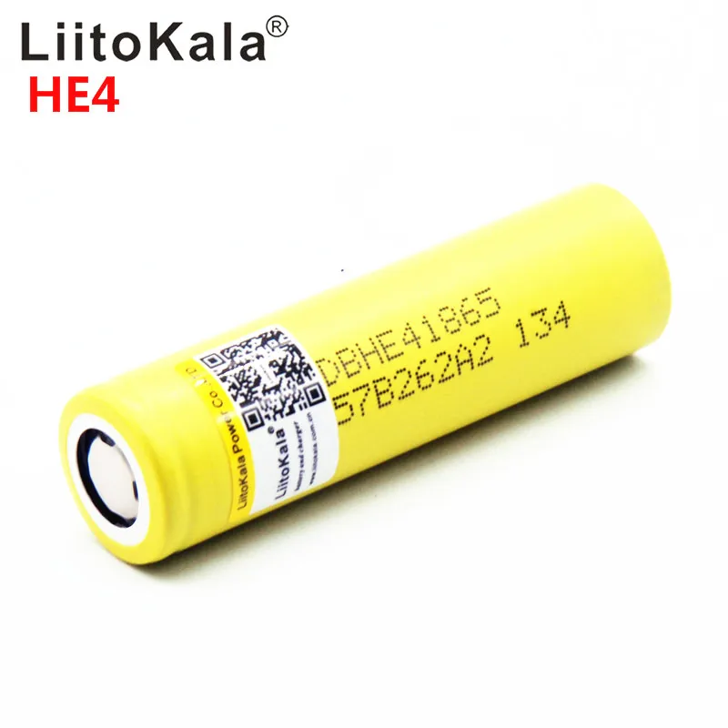 8 шт. LiitoKala HE4 18650 перезаряжаемый литий-ионный аккумулятор 3,6 В 2500 мАч аккумулятор может держать, Макс 20А, 35а разряда