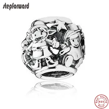 

STEP FORWARD Good Quality DIY 925 Sterling Silver Extra-terrestrial Charm Fitting European Famous Bracelet