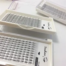 10d ресницы externsion Профессиональный Макияж отдельных кластера ресницы прививка поддельные Накладные ресницы