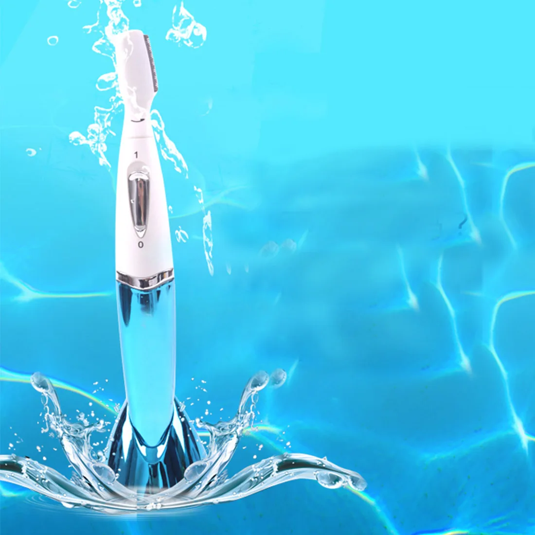 

Top Micro Precision Electric Eyebrow Trimmer Hair Remover Bikini Face Body Hair Razor Shaver Portable Makeup Accessories