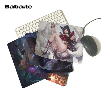 

Babaite pad mouse lol cute Ahri gaming mouse pad large cheapest computer mouse mat gamer 18*22cm and 25*29cm