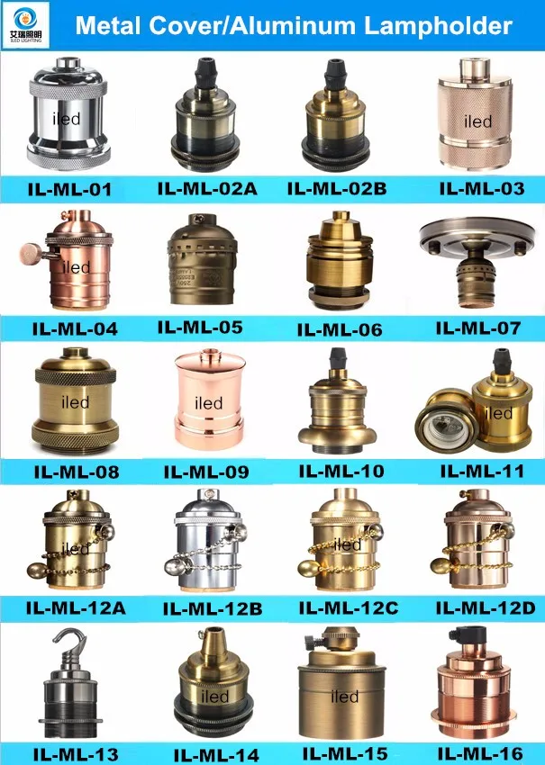 Metal Lampholder List