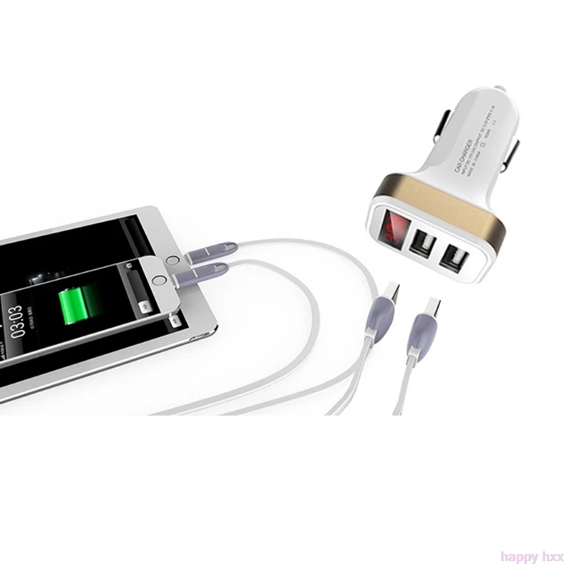 2019 2 1 А двойной USB порт цифровой светодиодный дисплей напряжения тока