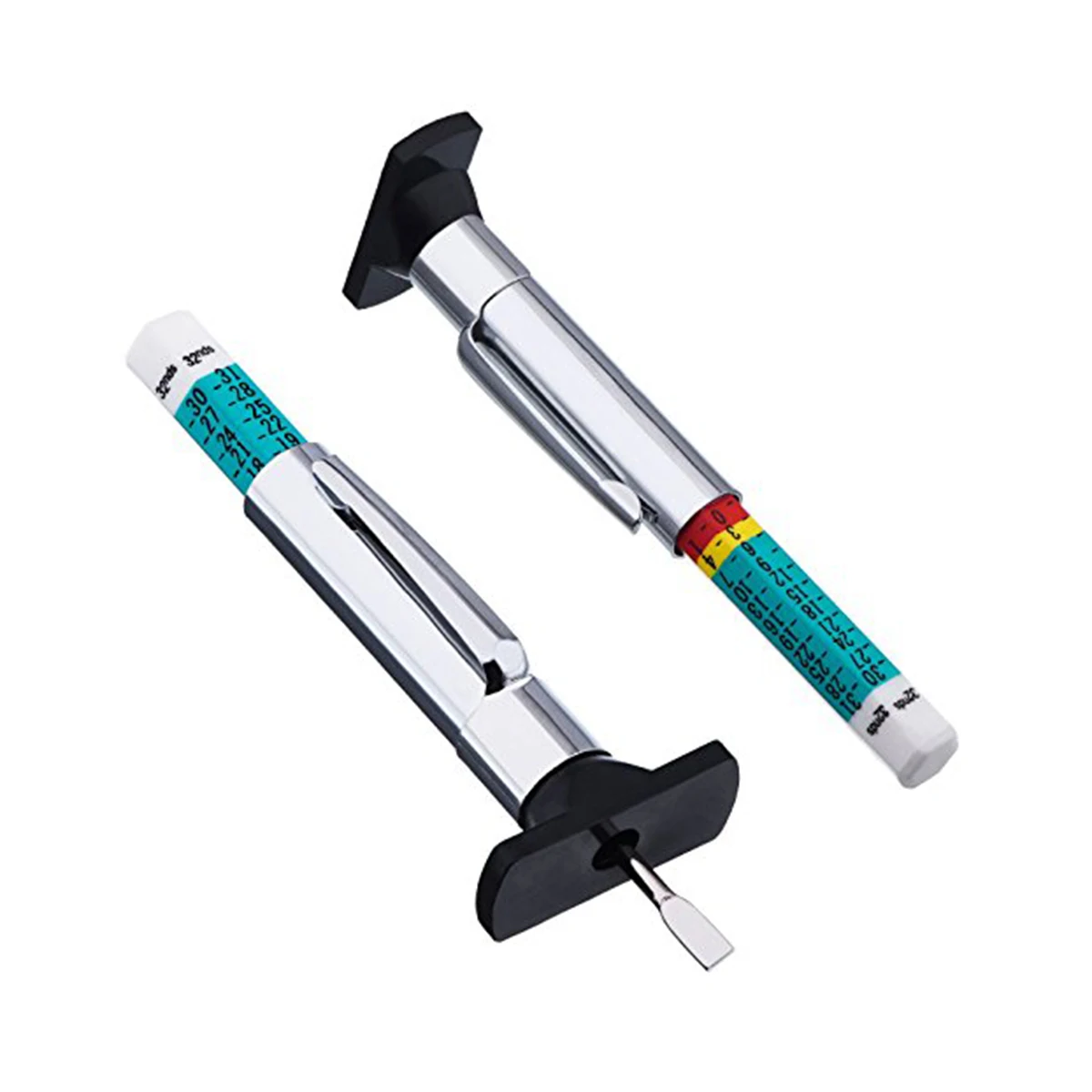 

2 PCS Smart Color Coded Tire Tread Depth Gauge Tire Tread Gauge Tire Tread Depth Measurement Tool