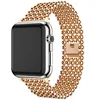 Band For Apple Watch 38mm 40mm 42mm 44mm Fashion Beads Style Stainless Steel Strap For Iwatch 1 2 3 4 5 Watchband Bracelet Belt ► Photo 2/6