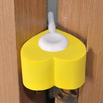 

2Pcs/Lot Protection Baby Safety Heart Shape Security Door Stopper Baby Card Lock Newborn Care Child Finger Protector