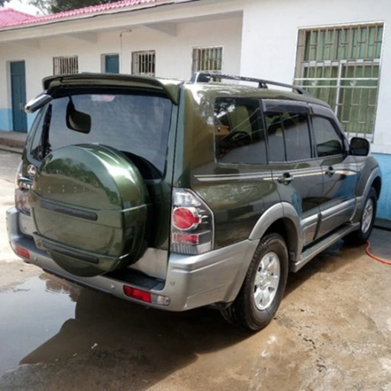 For Pajero Spoiler V73 Spoiler Quality ABS Material Car Rear Wing Color