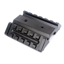 WIPSON Тактический двойной 45 Градусов Крепление со смещением с Пикатинни, с расширением/Универсальный 20 мм Weaver Rail M051 Охотничьи аксессуары