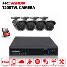4CH 1080P HDMI P 1080 P DVR SONY 1200TVL HD наружная камера безопасности Система 4 канала CCTV AHD DVR комплект ночного видения CCTV камера комплект