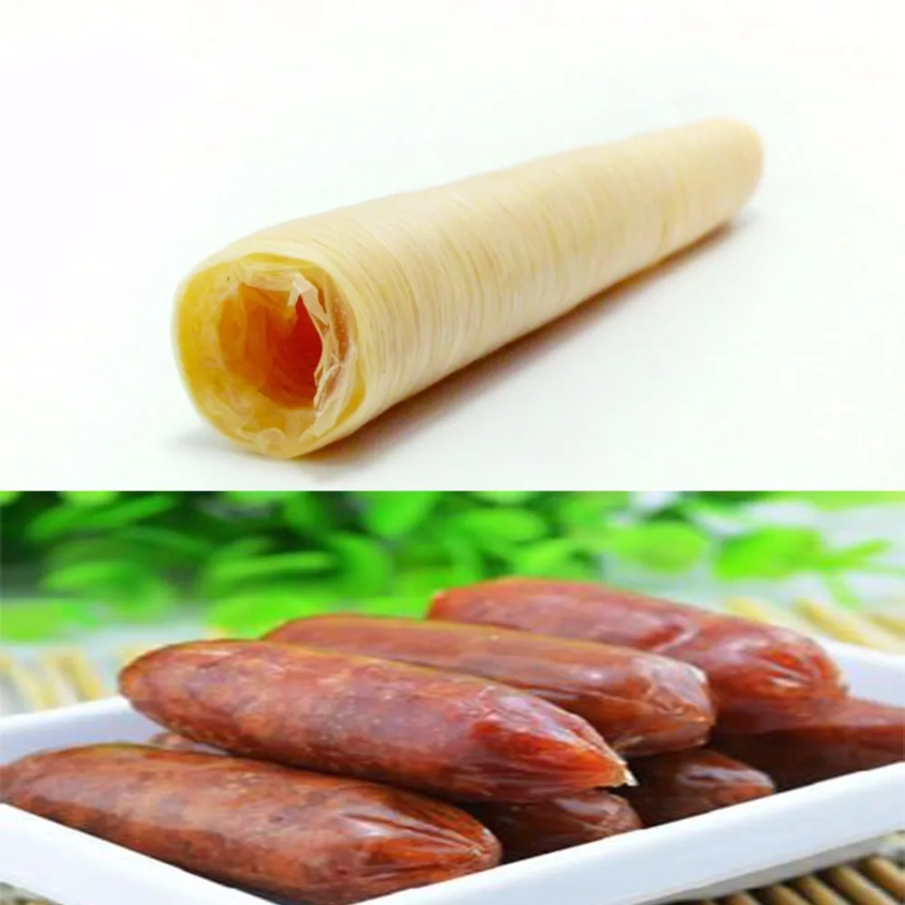 14m*32mm Sausage Packaging Tools Sausage Tube Casing for Sausage Maker