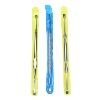 

Portable Stainless Steel Ear Pick Wax Remover Curette Cleaner Health Skin Care Stick Tools Scoop EarPick Removal Cleaning