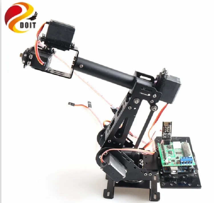 

SZDOIT 6 Dof Robotic Arm Six-axis ABB Robot Model WIFI Bluetooth Control DIY+6 Servos
