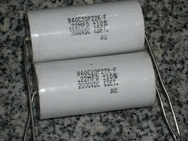 

[SA]Need copper foot CDE U.S. film enthusiast axial 0.22UF2000V volume 21 * 44 coupled Need--10pcs/lot