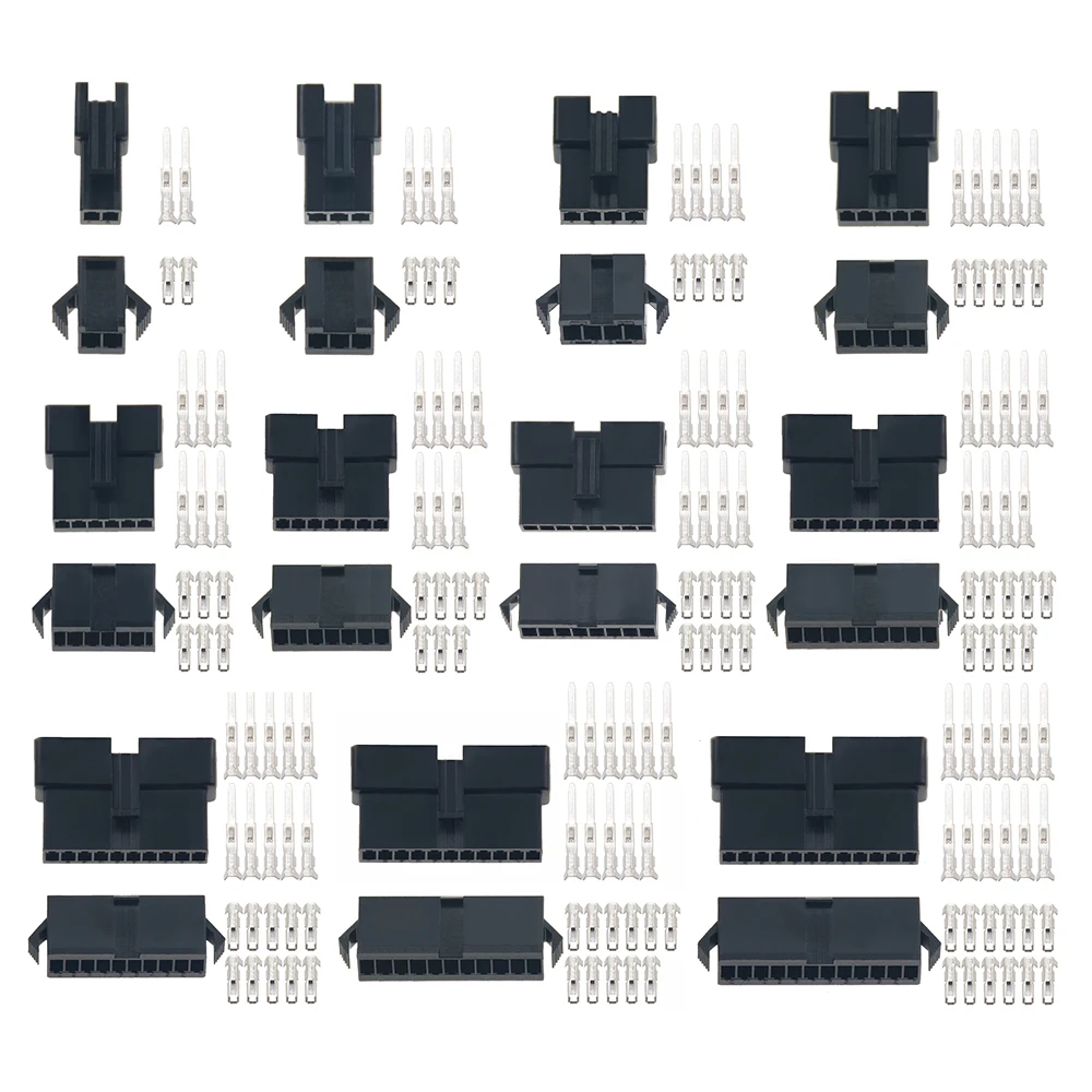 20 компл./лот connectorsSM2/3/4/5/6/7/8/9/10/11/12 Pin шаг 2,54 мм женский и мужской Корпус + терминалы SM-2P SM-2R JST SM2.54