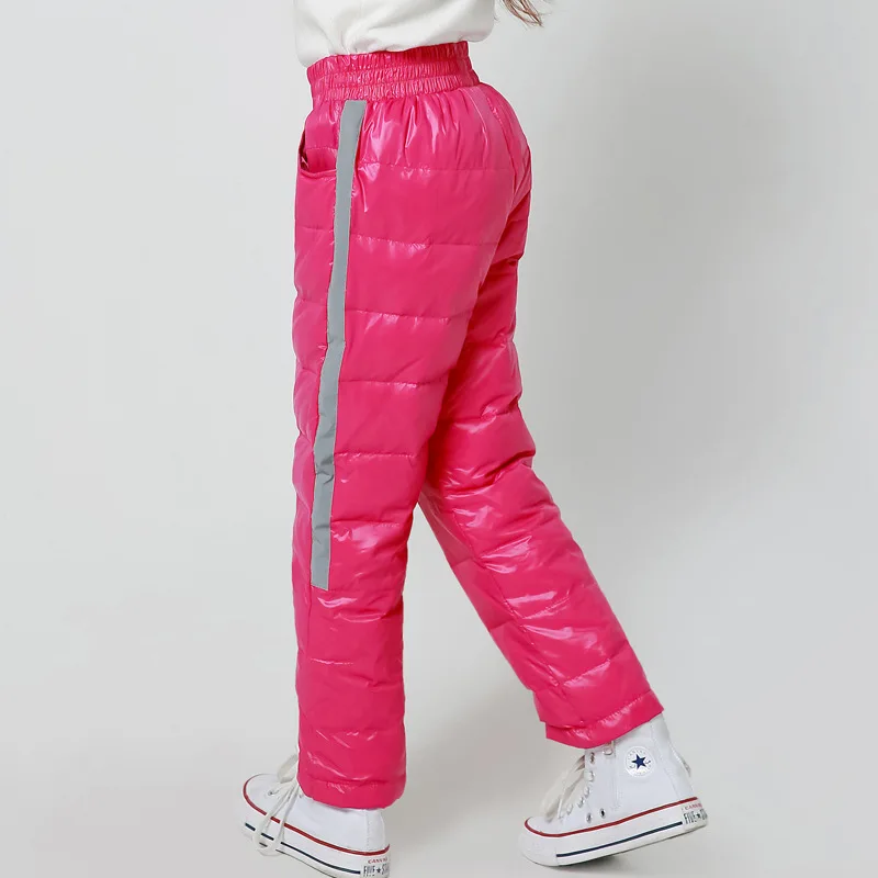 

Kids clothes Roupas infantis menina Boys Girls Down pants Winter Baby boys trousers 90% White Duck Down Roupas infantis menino