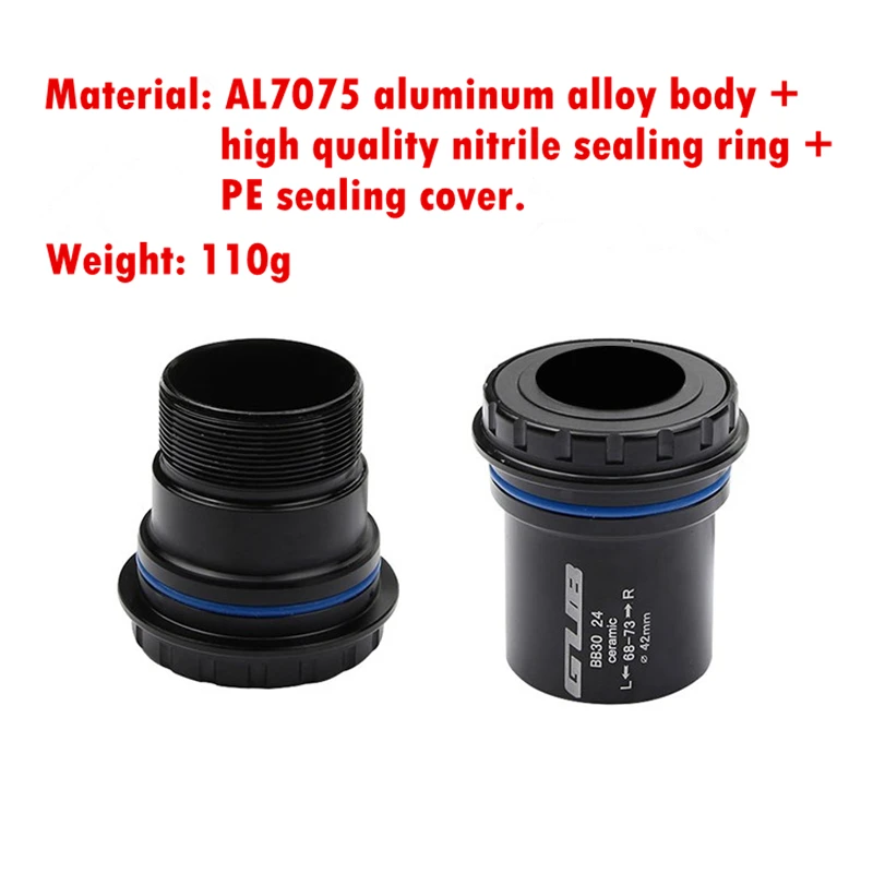 GUB دراجة الصحافة صالح السيراميك تحمل أسفل قوس ل SHIMANO (24 مللي متر-24 مللي متر) /SRAM (24 مللي متر-22 مللي متر) محوري MTB الطريق الدراجة محور BB أجزاء