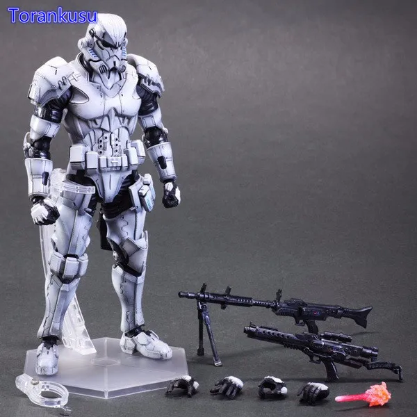 

Star Wars Action Figure Play Arts Kai Imperial Stormtrooper Collection Model Toys Star Wars Stormtrooper Playarts Soldado PA23