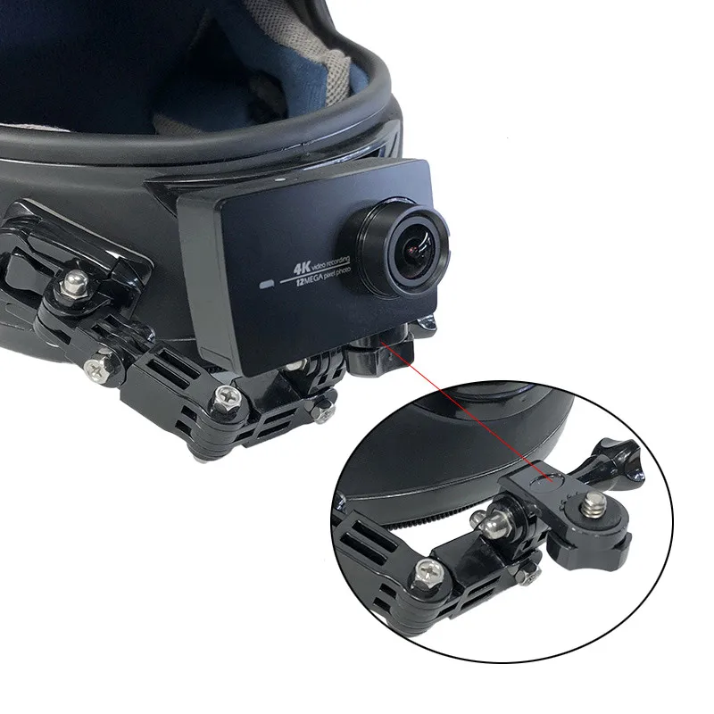Регулируемый фиксированный держатель для мотоциклетного шлема крепление GoPro Hero 8