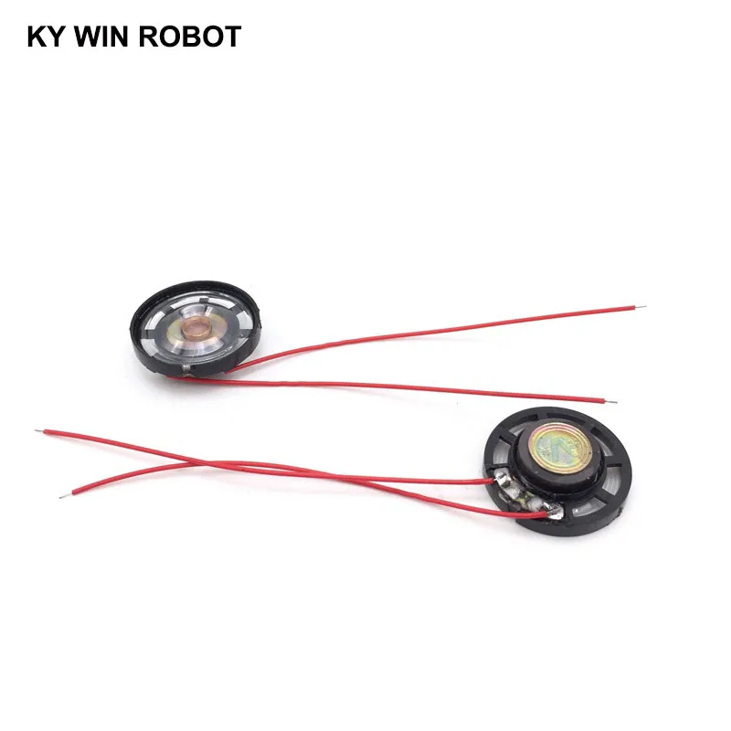 2 шт./лот новый ультра-тонкий игрушка-автомобиль рог 16 Ом 0,25 Вт 0,25 Вт 16R динамик Диаметр 29 мм 2,9 см с проводом