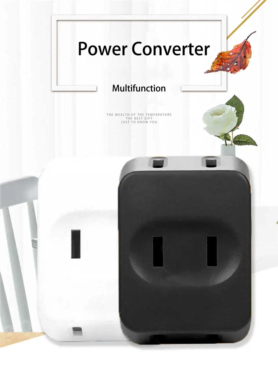 2018 New Mini Outlet Power Converter Charger Wall Socket Adapter Travel Splitter Converter Socket One To Three Power Conversion (1)