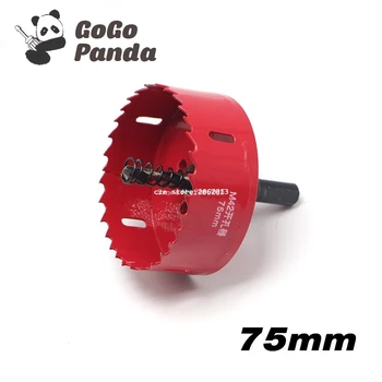 

Free Shipping 75mm 2.95" Bi-Metal Wood Hole Saws Bit for Woodworking DIY Wood Cutter Drill Bit