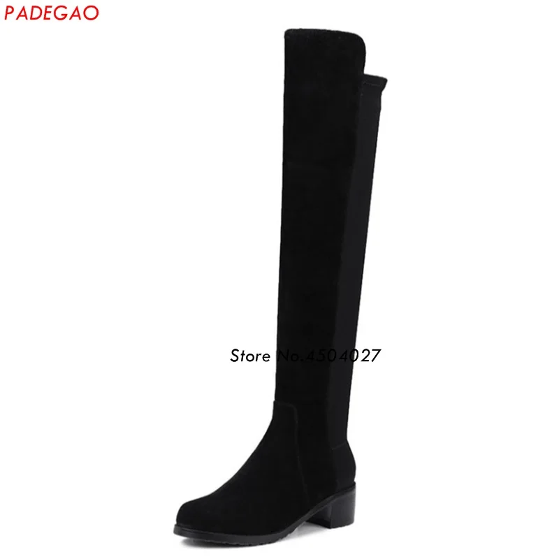 botas negras largas mujer