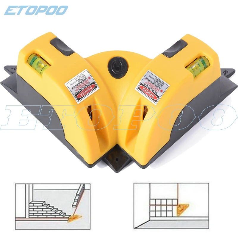 

Vertical Pro Vertical Horizontal nivel laser level Line Projection Square Right Angle 90 degree square Laser Level measure tool