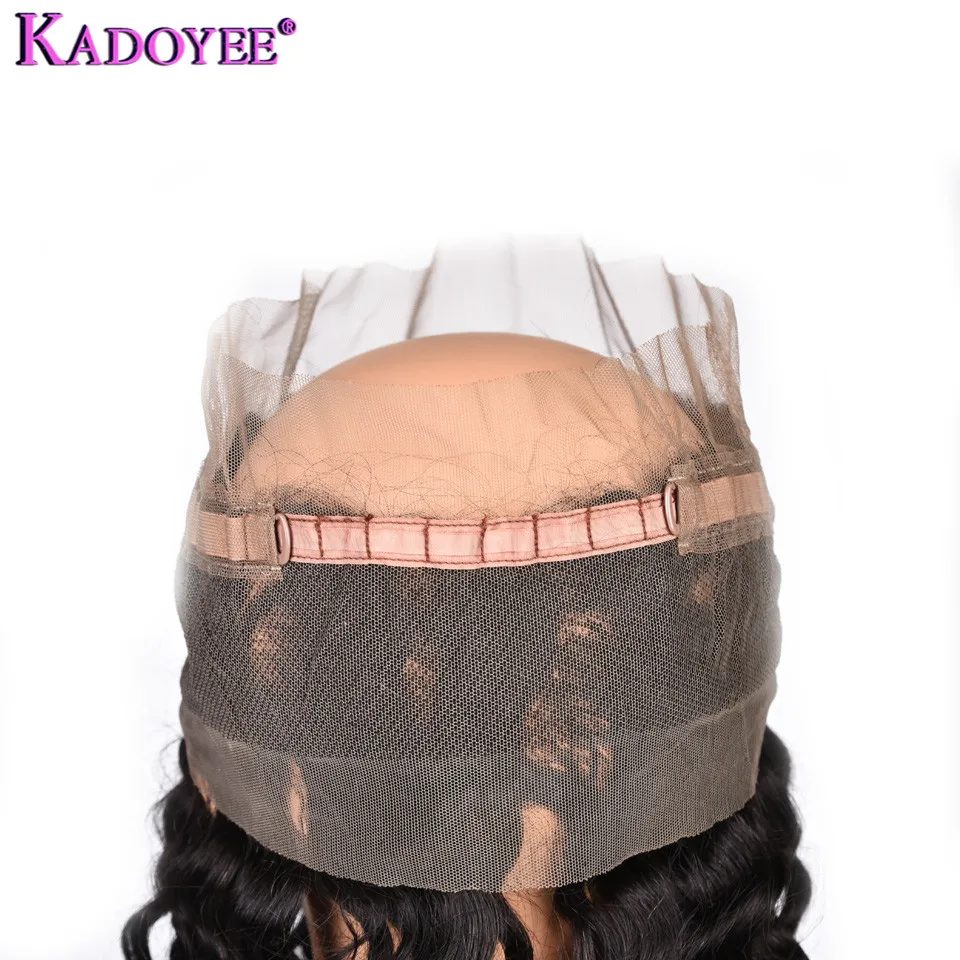 360 Lace Frontal Deep Curly 100% Human Remy Hair Lace Frontal Closure Natural Hairline With Baby Hair For Women Free Shipping