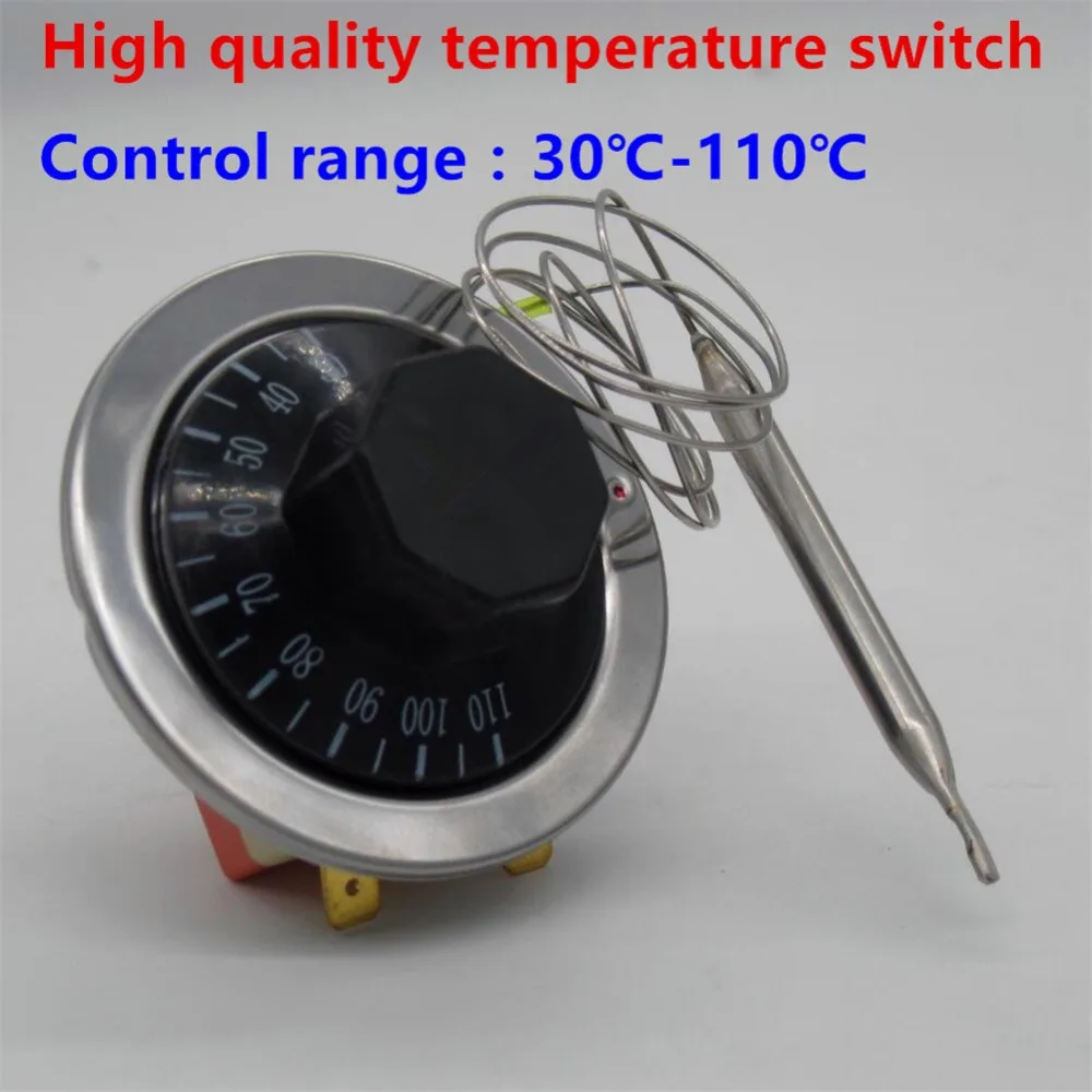 Thermostat AC220V 16A Dial Temperature Control Switch sensor for
