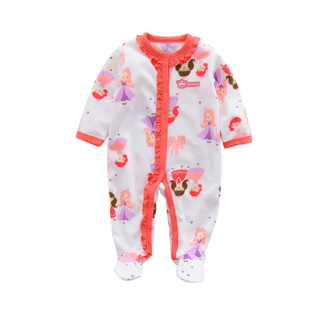 Детские пижамы; Милые Зимние флисовые комбинезоны для малышей; Теплая Одежда для новорожденных; комбинезон для малышей; комбинезон для маленьких мальчиков с рисунком собаки и обезьяны - Цвет: Princess