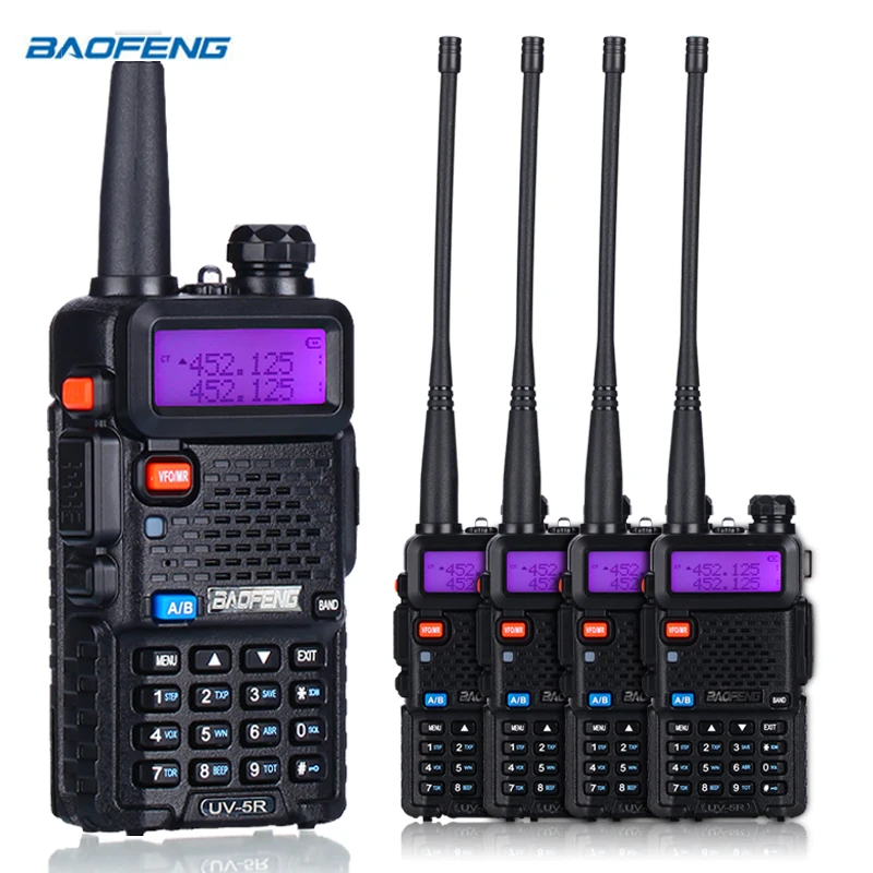 BaoFeng UV-5R рация двухсторонняя радио обновленная версия baofeng uv5r 128CH 5 Вт VHF UHF 136-174 МГц и 400-520 МГц