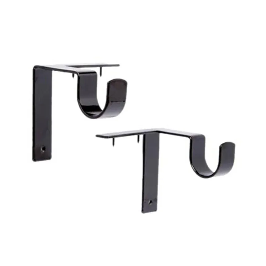 

Single Hang Curtain Rod Holders Bracket Into Window Frame Curtain Rod Bracket Window Frame Accessories 0507#