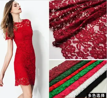 

Fashion Eyelash lace for lace dress 3yards/lot French Chantilly Lace, french Chantilly lace fabric