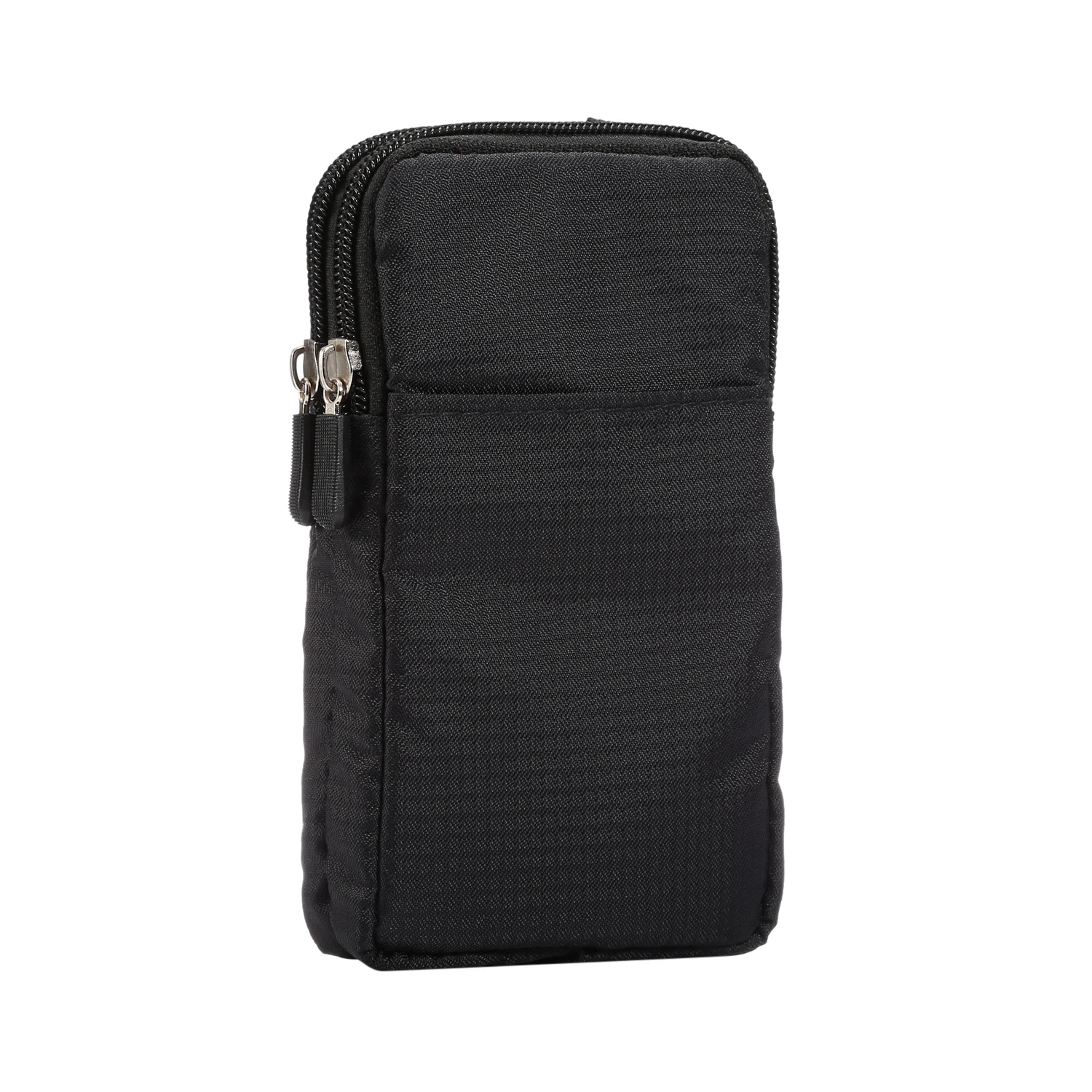 6,0 дюймов, для бега, спорта, туризма, ремень, зажим, поясная сумка, Повседневный, мобильный телефон, кошелек, сумка, нейлоновый чехол для IPhone XS MAX XR 7 8 Plus - Цвет: Black