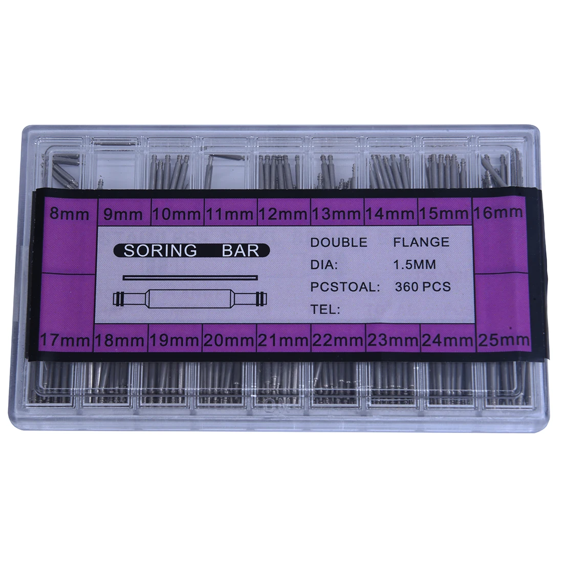 

Practical 360 Pcs Watch Strap Band Spring Link Bar Pins Repair Tool Pro