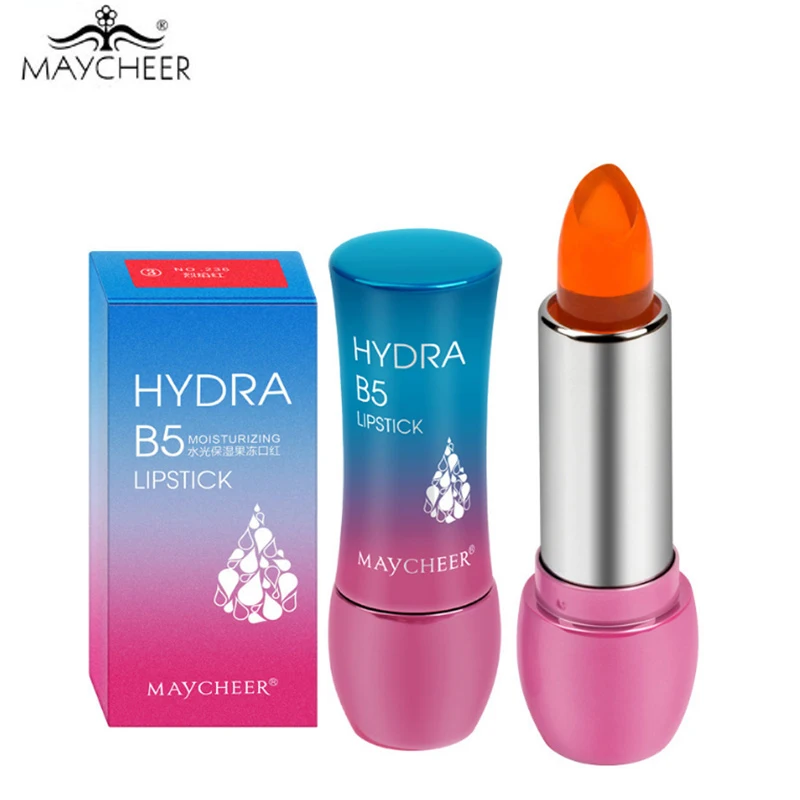 

MAYCHEER Brand Water temperature change jelly lipstick Persistent Moisturizing Replenishment Moisten the lips Lip Makeup