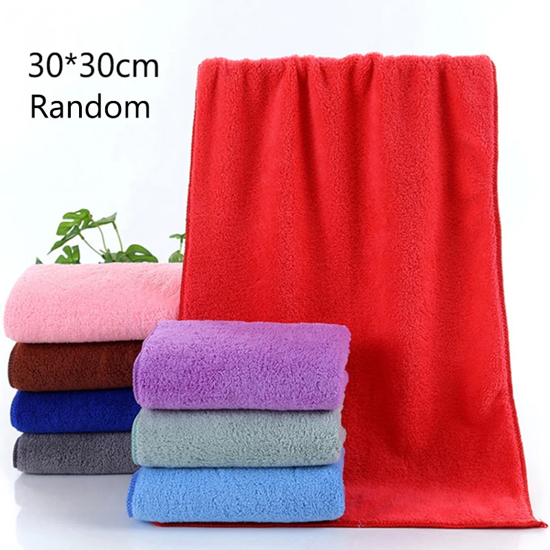 

High Quality Super Warm Soft Home Textile Blanket Random Color Flannel Blanket 30*30 CM #254039