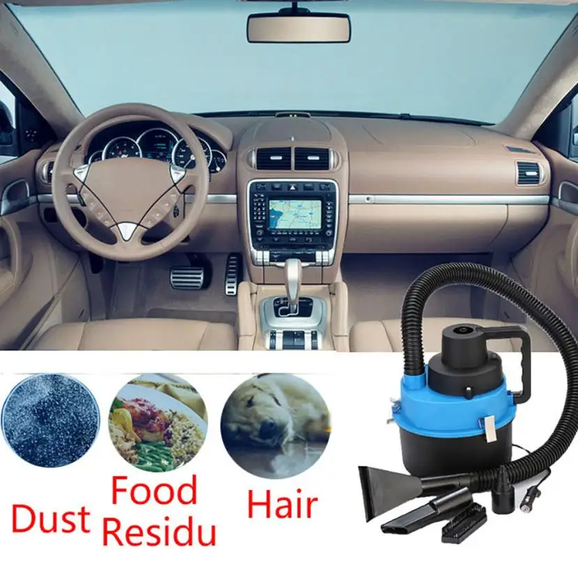 

Car-styling 12V Wet Dry Car Vacuum Cleaner Portable Handheld Van Cigarette Lighter TD819 DROPSHIP