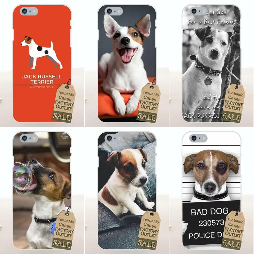 Love Pretty Jack Russell Dog Puppy для Galaxy Alpha Core Prime Note 2 3 4 5 S3 S4 S5 S6 S7 S8 mini edge Plus TPU Art