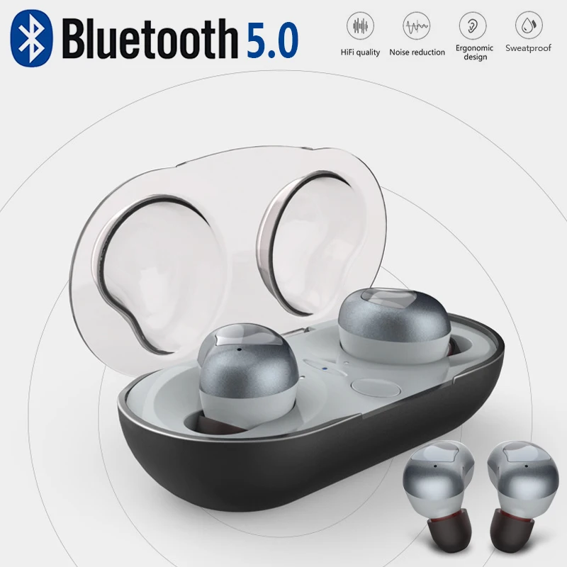 

Portable Headset In-Ear Microphone Wireless Bluetooth Earphone Watches Fashion Earphones Call