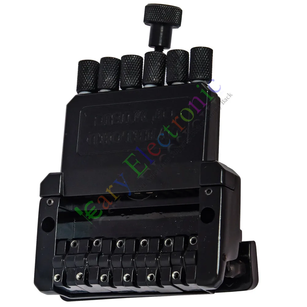 Оптовая и розничная продажа 1 шт. черная гитара Floyd Rose Double Tremolo сборка моста